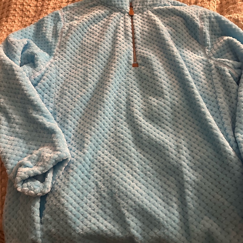 Cozy Blue Textured Women's Sweatshirt